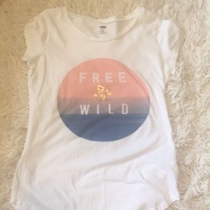 Free and wild t-shirt